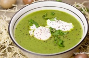 Brennnesselsuppe mit Bärlauch