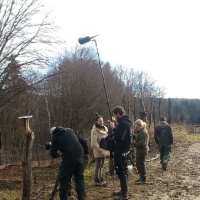 Winterliches Gemüsebeet-